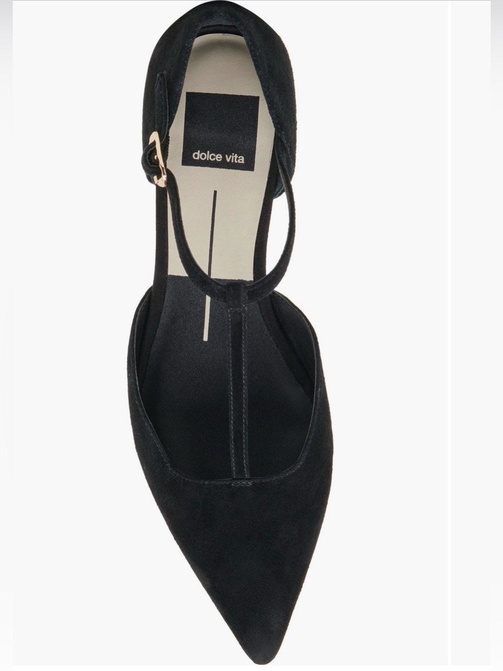 Dolce Vita Peaty T-Strap Pointed Toe Flats - Size 7 - NWOB - Picture 4 of 16
